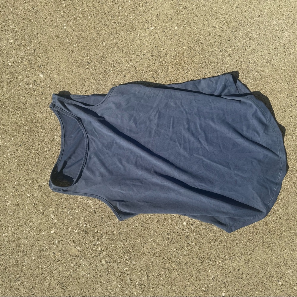 Blue Sleeveless Women's Top